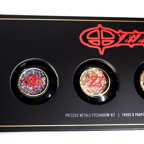 Rock & Roll Beauty Ozzy Osbourne Metal Flake Eyeshadow Kit of 4 NIB - Picture 8 of 14